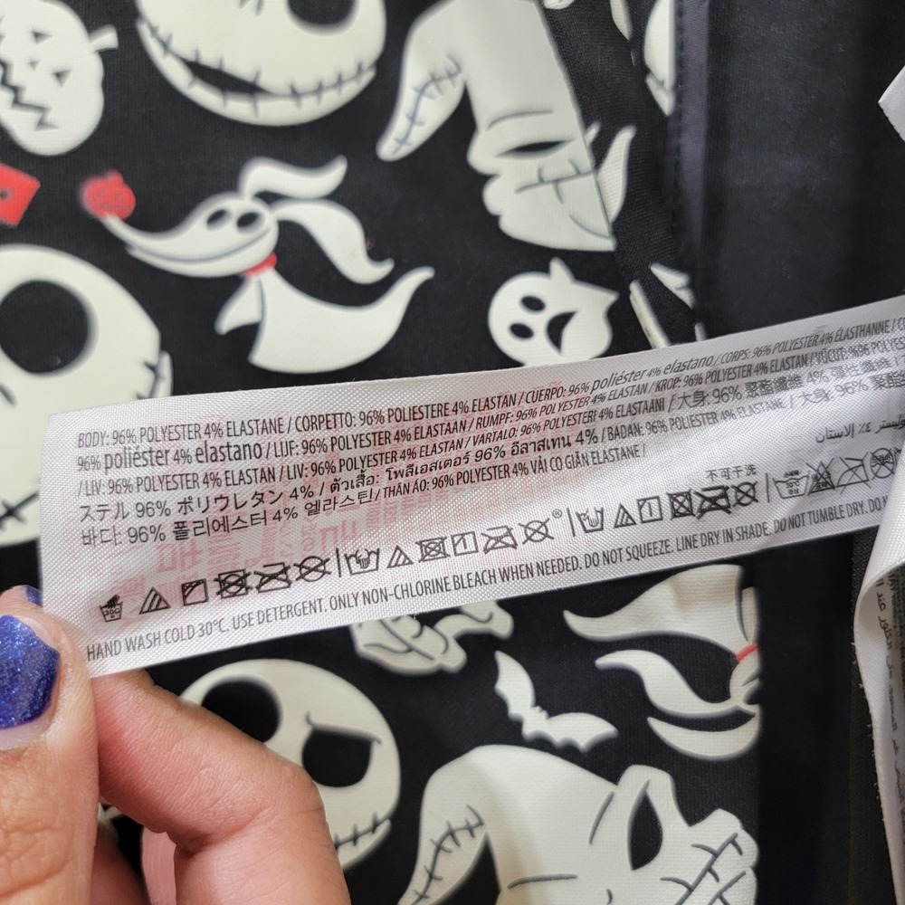 Disney Parks Nightmare Before Christmas Glow In Dark Jack Skellington Blazer LG - Picture 8 of 16